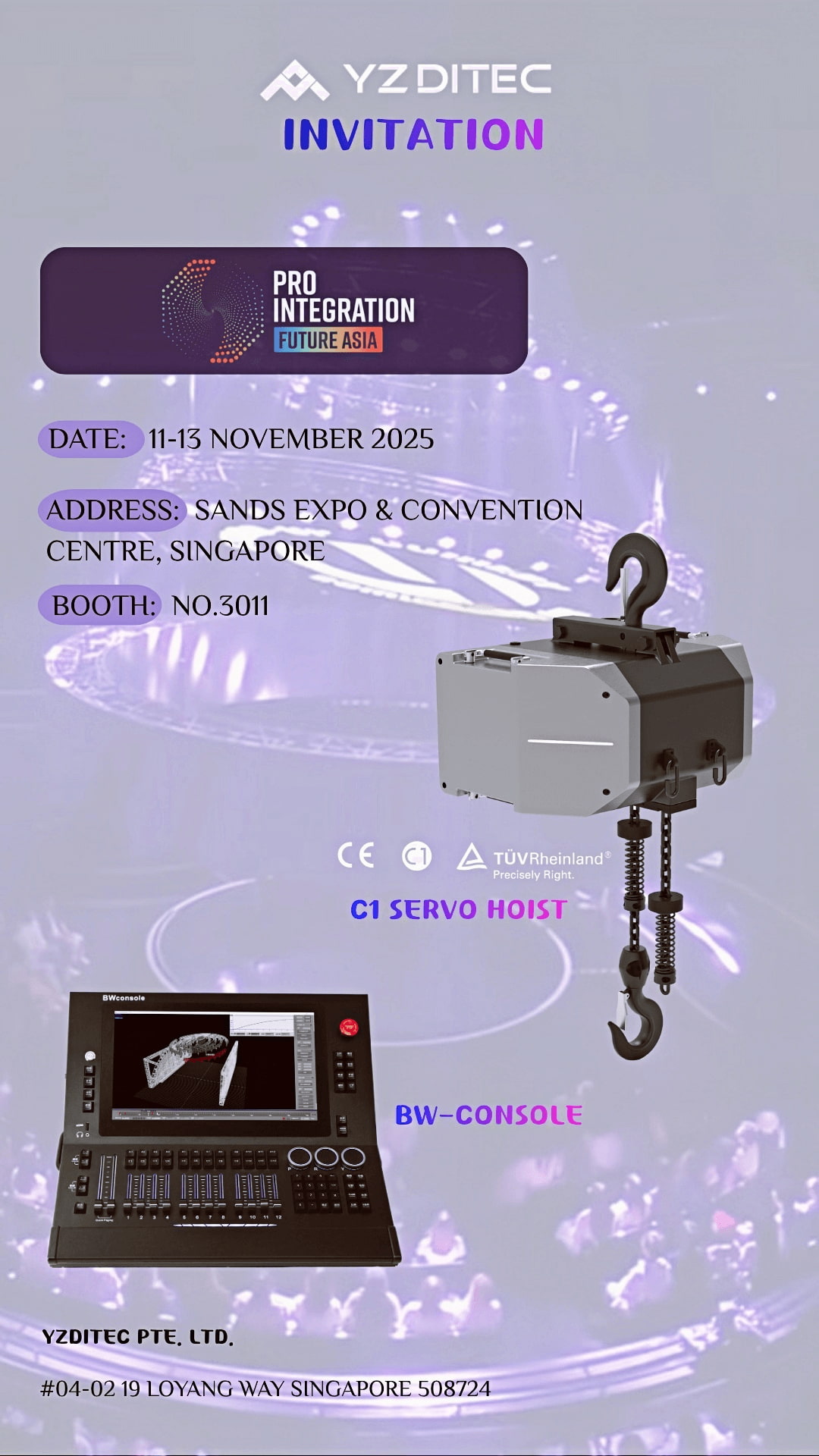 PIFA 2025에서 YZDITEC을 만나보세요 - 부스 3011