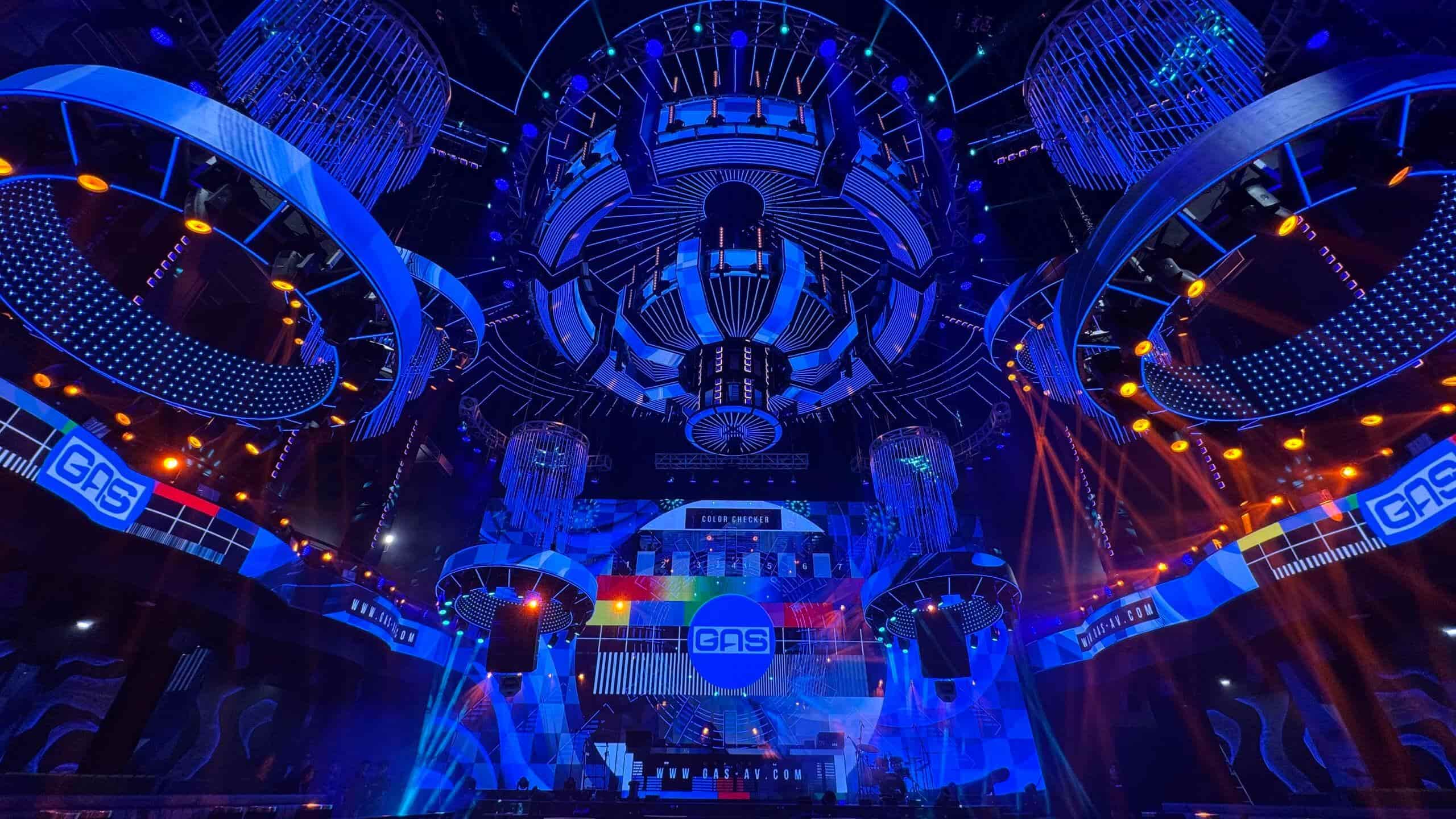 인도네시아 클럽 행사장 조명용 동기화 윈치 그룹