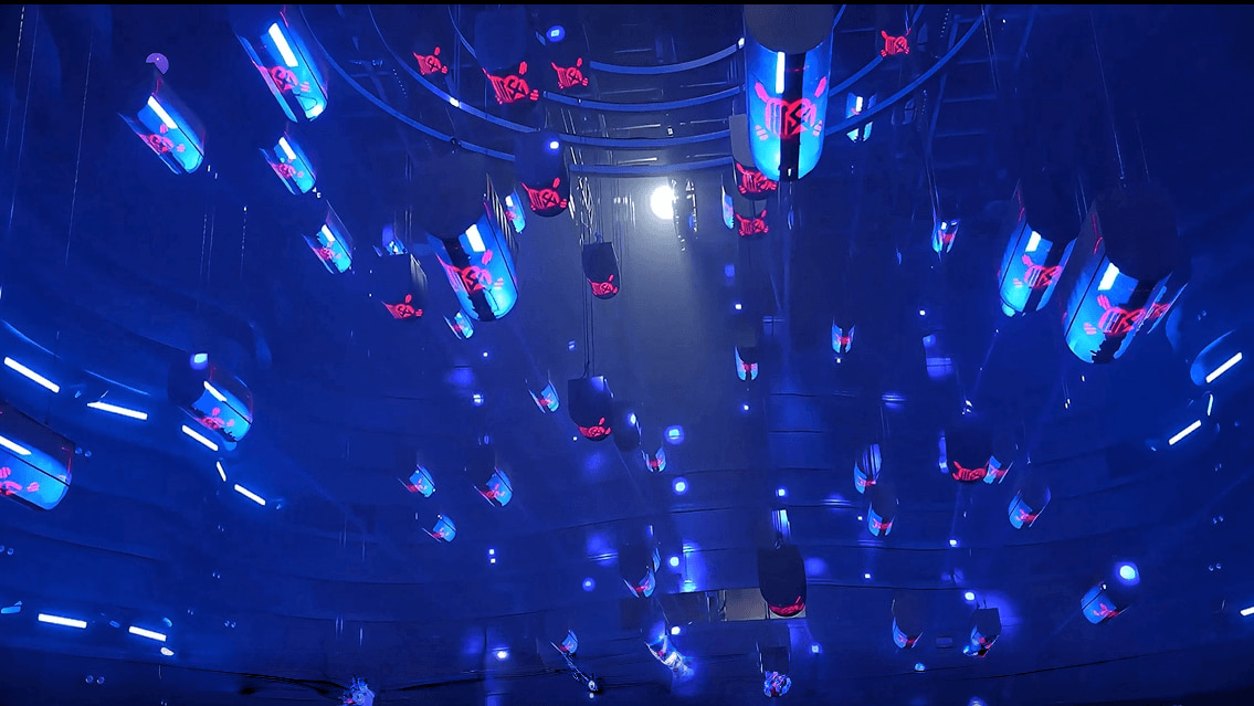 Eighty transparent lift LED Screen