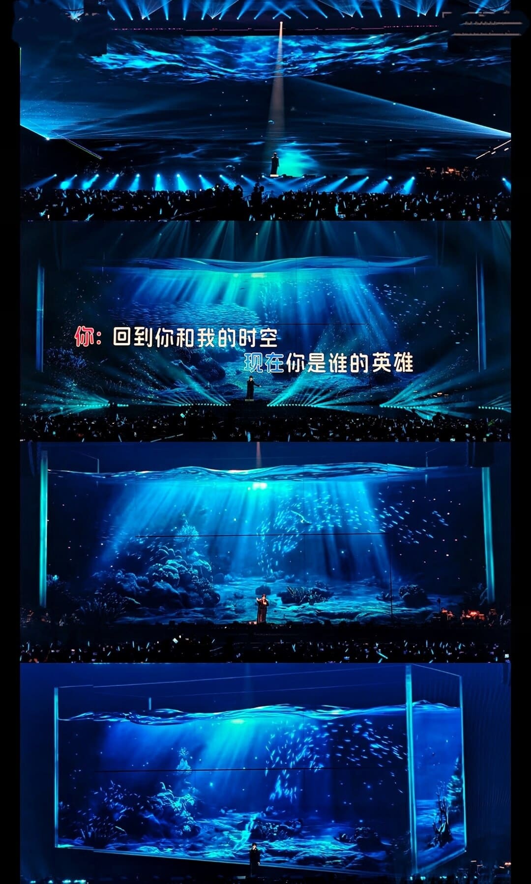 Motorized Track-Mounted LED Wall System Motorized Track-Mounted LED Wall System